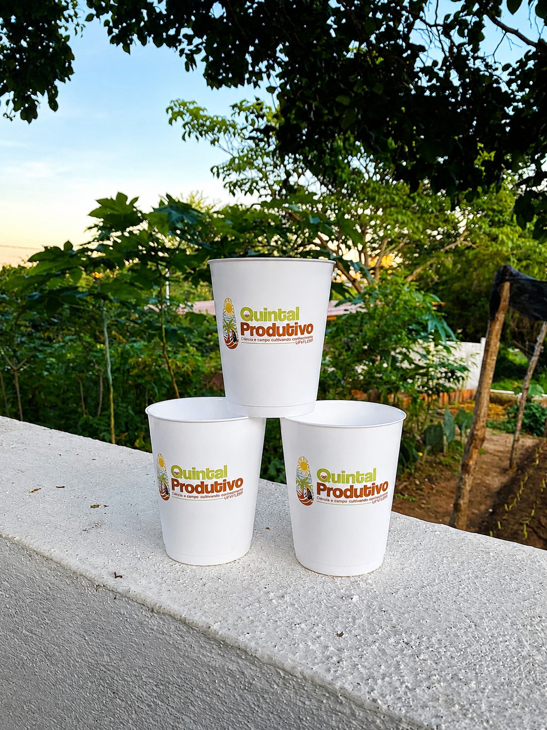 Copo branco personalizado